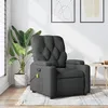 Image de vidaXL Vidaxl Fauteuil De Massage Inclinable Gris Foncé Tissu
