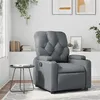 Image de vidaXL Fauteuil inclinable Gris Similicuir372506