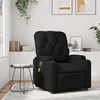 Image de vidaXL Fauteuil de massage inclinable Noir Similicuir