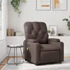 Image de vidaXL Fauteuil de massage inclinable Marron Similicuir