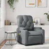 Image de vidaXL Vidaxl Fauteuil De Massage Inclinable Gris Similicuir