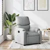 Image de vidaXL Fauteuil inclinable Gris clair Tissu373410