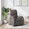 Image de vidaXL Vidaxl Fauteuil De Massage Inclinable Taupe Tissu