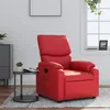 Image de vidaXL Fauteuil inclinable Rouge Similicuir