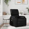Image de vidaXL Vidaxl Fauteuil De Massage Inclinable Noir Similicuir