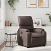 Image de vidaXL Fauteuil de massage inclinable Marron Similicuir