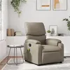 Image de vidaXL Fauteuil de massage inclinable Cappuccino Similicuir373447
