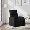 Image de vidaXL Fauteuil inclinable de massage noir tissu microfibre373459