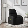 Image de vidaXL Vidaxl Fauteuil Inclinable De Massage Noir Tissu Microfibre