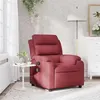 Image de vidaXL Fauteuil de massage inclinable Rouge bordeaux Tissu373477