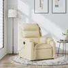 Image de vidaXL Vidaxl Fauteuil De Massage Inclinable Crème Tissu