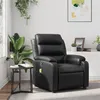 Image de vidaXL Fauteuil de massage inclinable Noir Similicuir373493