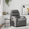 Image de vidaXL Vidaxl Fauteuil De Massage Inclinable Gris Similicuir