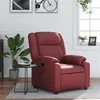 Image de vidaXL Fauteuil inclinable Rouge bordeaux Similicuir373526