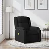 Image de vidaXL Vidaxl Fauteuil De Massage Inclinable Noir Tissu