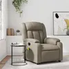 Image de vidaXL Fauteuil de massage inclinable Cappuccino Similicuir