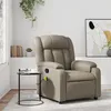 Image de vidaXL Vidaxl Fauteuil De Massage Inclinable Cappuccino Similicuir