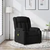 Image de vidaXL Fauteuil de massage inclinable Noir Tissu373588