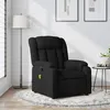 Image de vidaXL Vidaxl Fauteuil De Massage Inclinable Noir Tissu