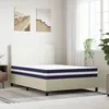 Image de vidaXL Matelas Ã  ressorts ensachÃ©s duretÃ© moyenne 120x200 cm