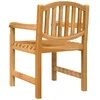 Image de vidaXL Vidaxl Chaises De Jardin Lot De 4 58x59x88 Cm Bois De Teck Solide