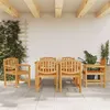 Image de vidaXL Chaises de jardin lot de 6 58x59x88 cm bois massif de teck3157905