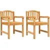 Image de Vidaxl Ensemble Ã DÃ®ner De Jardin 4 Pcs Bois De Teck Massif