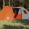 Image de vidaXL Tente familiale à dôme 6 personnes orange imperméable94355