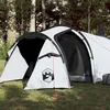 Image de vidaXL Tente de camping tunnel 2 personnes tissu occultant imperméable94389