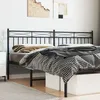Image de Vidaxl TÃªte De Lit MÃ©tal Noir 180 Cm