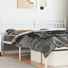 Image de vidaXL Tête de lit métal blanc 200 cm