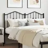 Image de vidaXL TÃªte de lit mÃ©tal noir 150 cm