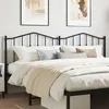 Image de vidaXL Tête de lit métal noir 180 cm