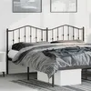 Image de vidaXL Tête de lit métal noir 193 cm