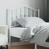 Image de vidaXL TÃªte de lit mÃ©tal blanc 80 cm