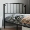 Image de Vidaxl TÃªte De Lit MÃ©tal Noir 100 Cm