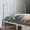 Image de vidaXL TÃªte de lit mÃ©tal blanc 100 cm