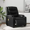 Image de vidaXL Fauteuil de massage inclinable électrique noir similicuir3206547