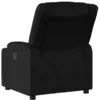 Image de vidaXL Fauteuil de massage inclinable Ã©lectrique noir similicuir