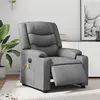 Image de vidaXL Fauteuil de massage inclinable électrique gris similicuir3206550