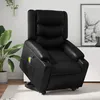 Image de vidaXL Vidaxl Fauteuil Inclinable De Massage Noir Similicuir
