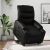 Image de vidaXL Fauteuil inclinable électrique noir similicuir
