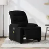 Image de vidaXL Fauteuil de massage inclinable électrique Noir Tissu3206638