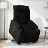 Image de vidaXL Vidaxl Fauteuil De Massage Inclinable Noir Tissu