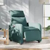 Image de vidaXL Fauteuil inclinable électrique Vert foncé Tissu