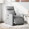 Image de vidaXL Fauteuil de massage inclinable électrique gris clair tissu3206690