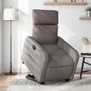 Image de vidaXL Vidaxl Fauteuil Inclinable Taupe Tissu