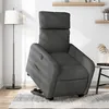 Image de vidaXL Fauteuil inclinable électrique gris foncé tissu3206718