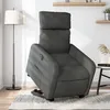 Image de vidaXL Fauteuil inclinable Ã©lectrique gris foncÃ© tissu