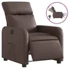 Image de vidaXL Fauteuil inclinable Ã©lectrique Marron Similicuir